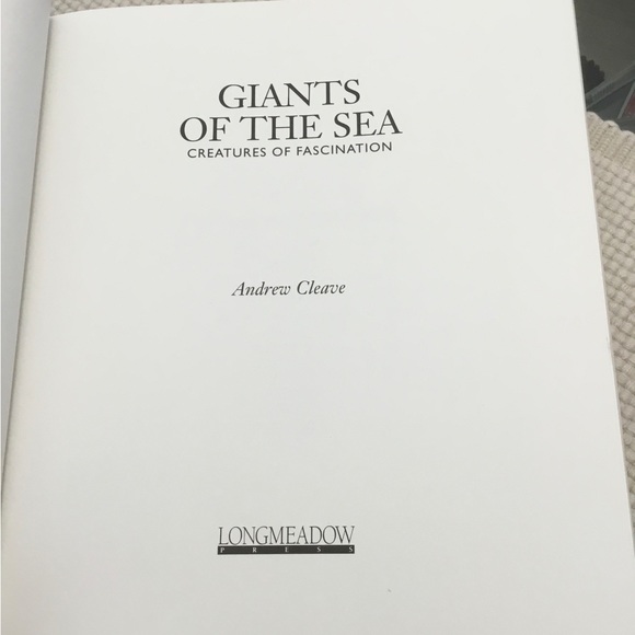 Large coffee table size hardcover educational book Giants of the Sea - Picture 4 of 9